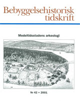 Bebyggelsehistorisk tidskrift nr 42 2001