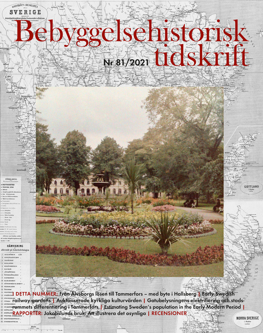 Bebyggelsehistorisk tidskrift nr 81 2021